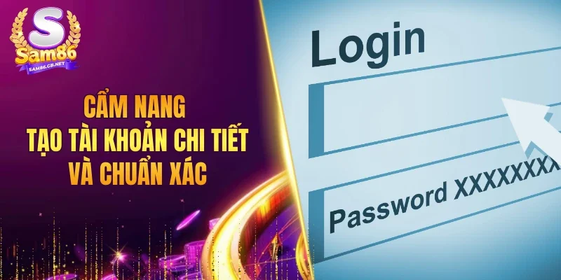Cẩm nang tạo tài khoản chi tiết và chuẩn xác