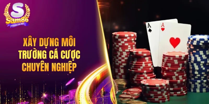 Xây dựng môi trường cá cược chuyên nghiệp